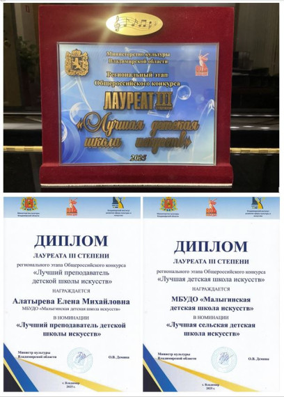 Малыгинская школа искусств среди лучших.